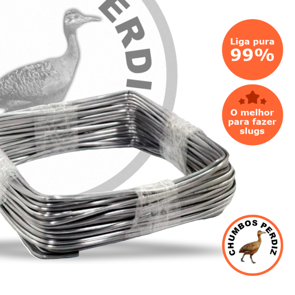 Chumbo Trefilado 3KG - LIGA PURA 99%